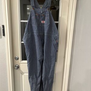 90’s Dickies Blue Striped Overalls